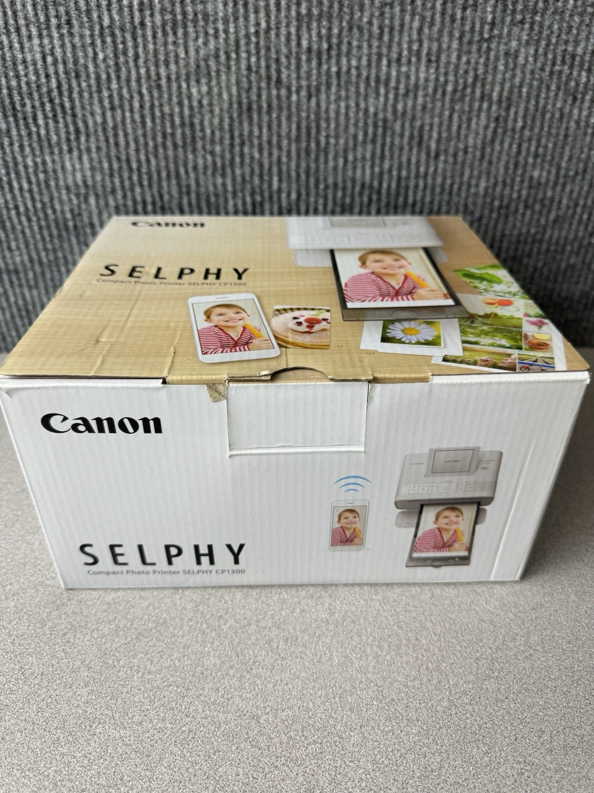 Canon SELPHY CP1300 Compact Wireless Photo Printer (White) in Box