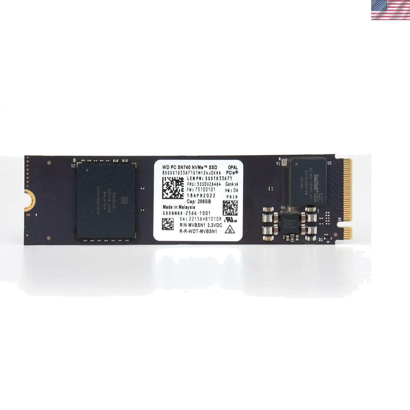 Gaming Optimized 256GB M.2 NVMe Solid State Drive – Read Speeds Up to 4000 MB/s