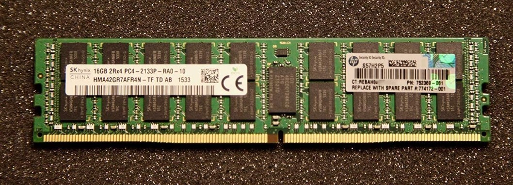 SK Hynix 16GB PC4-2133P Server Memory P/N 752369-081