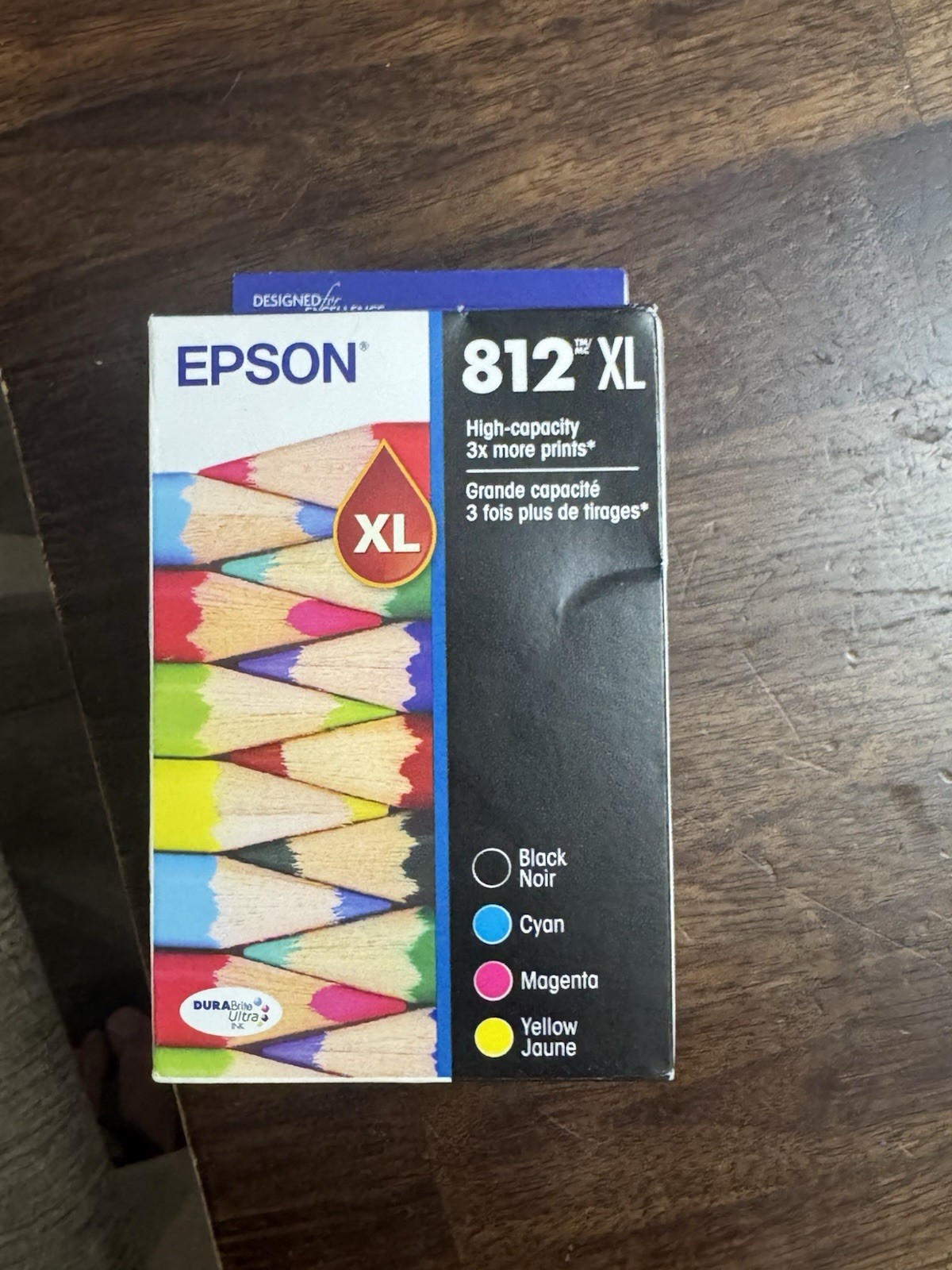 NEW! Genuine Epson 812XL 4 pack Black Cyan Mag Yellow Ink XL Cartridges Ex 1/29