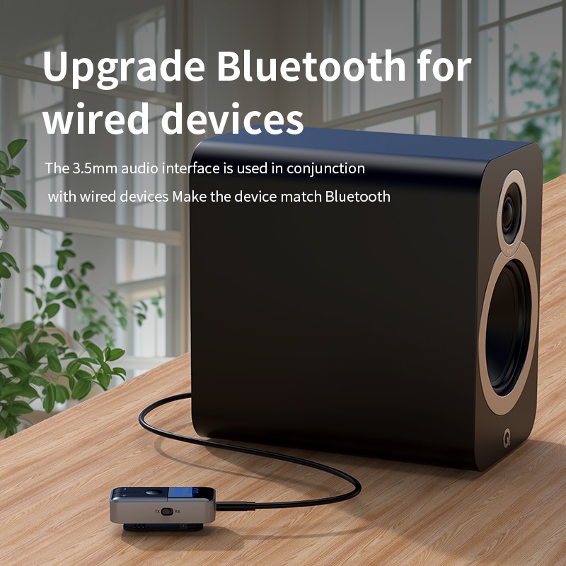 2 in 1 Wireless 5.4 Bluetooth Transmitter Receiver Adapter Audio 3.5mm Jack Aux