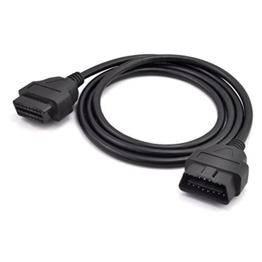 5ft 150cm 1.5M-II2 16 Pin Auto Car Male to Female Extension Cable OBD