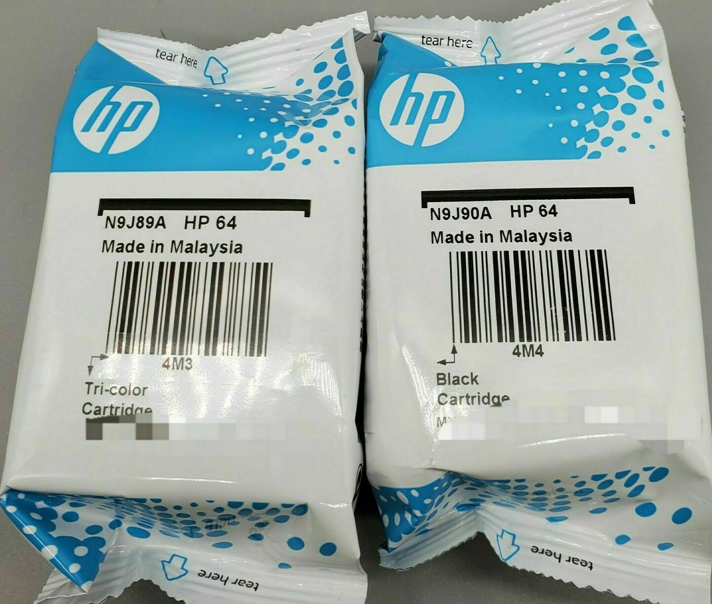 Genuine HP 64 black/color Ink Cartridge Combo for HP6255 7155 7855 7864 printers