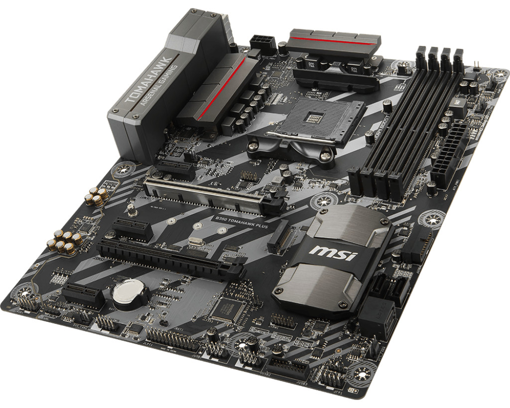 FOR MSI B350 TOMAHAWK PLUS AM4 AMD VGA DVI-D HDMI ATX Motherboard