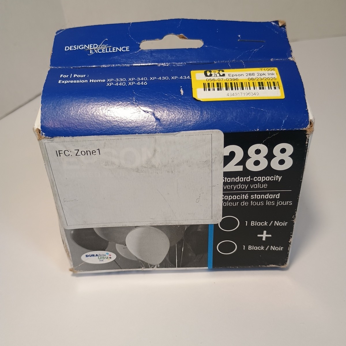 Epson 288 2 Pack Ink Printer Cartridges Black (T288120-D2) OEM EXP 06/2025