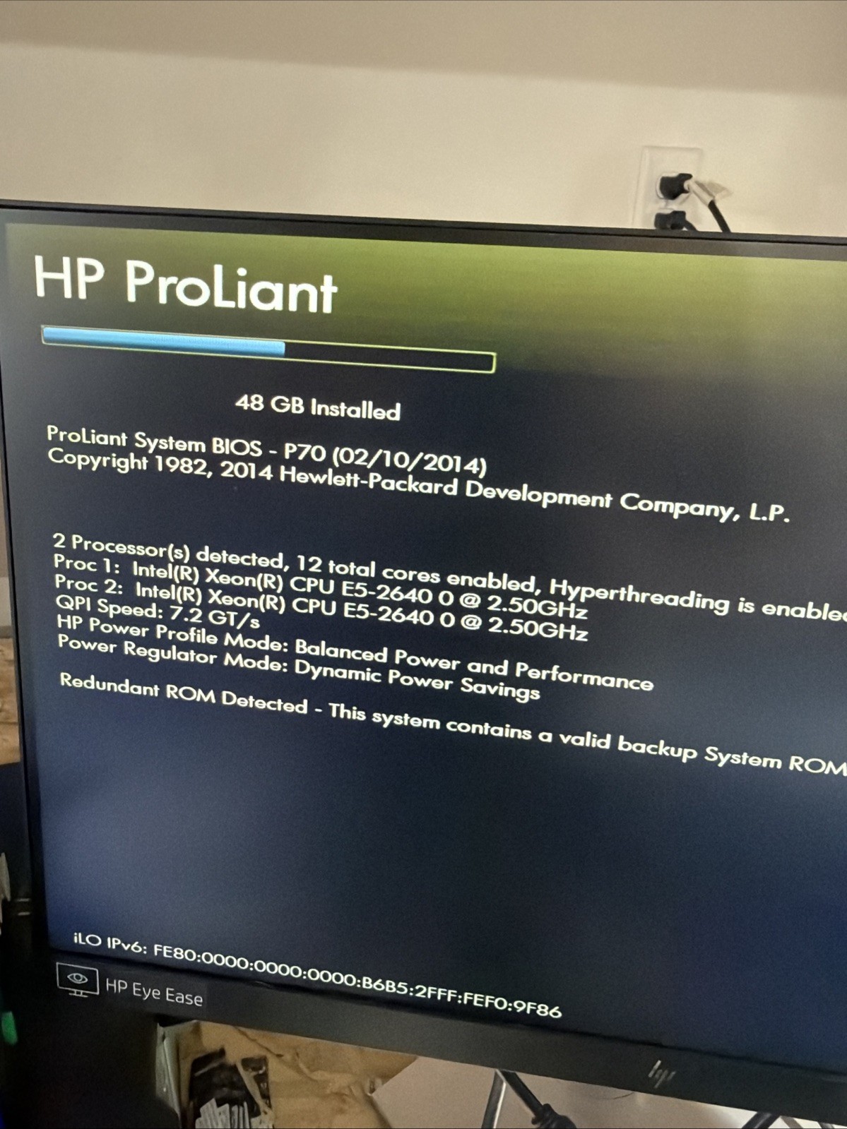 HP Proliant DL380p G8 2x E5-2640 v2 2.5ghz 20-Cores / 48gb 5x 600GB HD C307