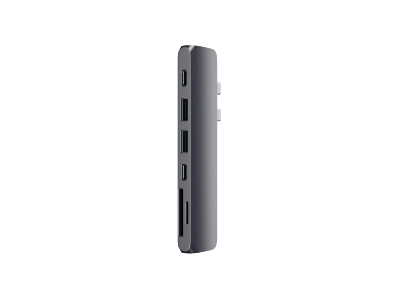 New Satechi Aluminum Type-C Pro Hub Adapter ST-CMBPM Space Grey