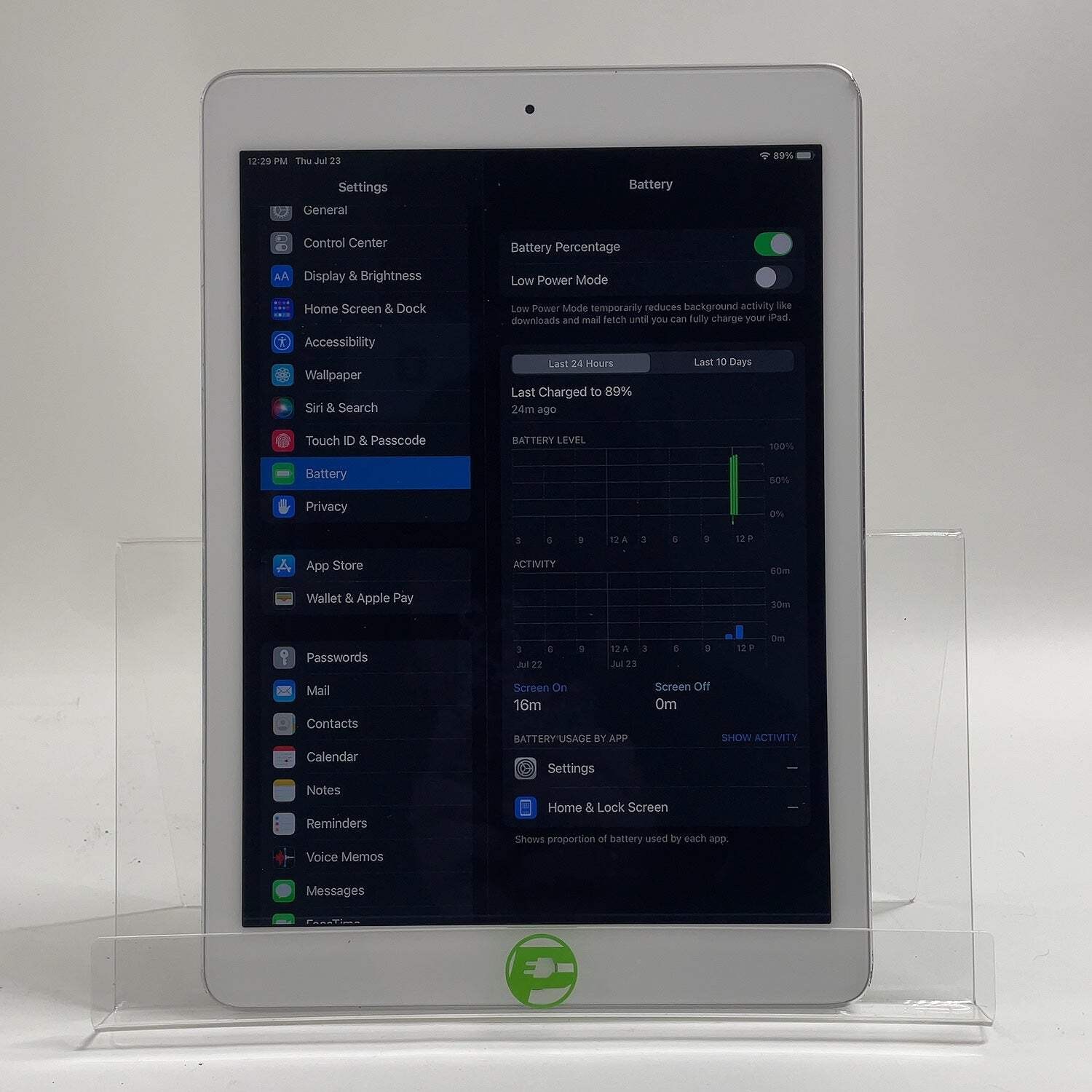 WiFi Only Apple iPad Air 2nd Gen 64GB Silver MGKMM2LL/A