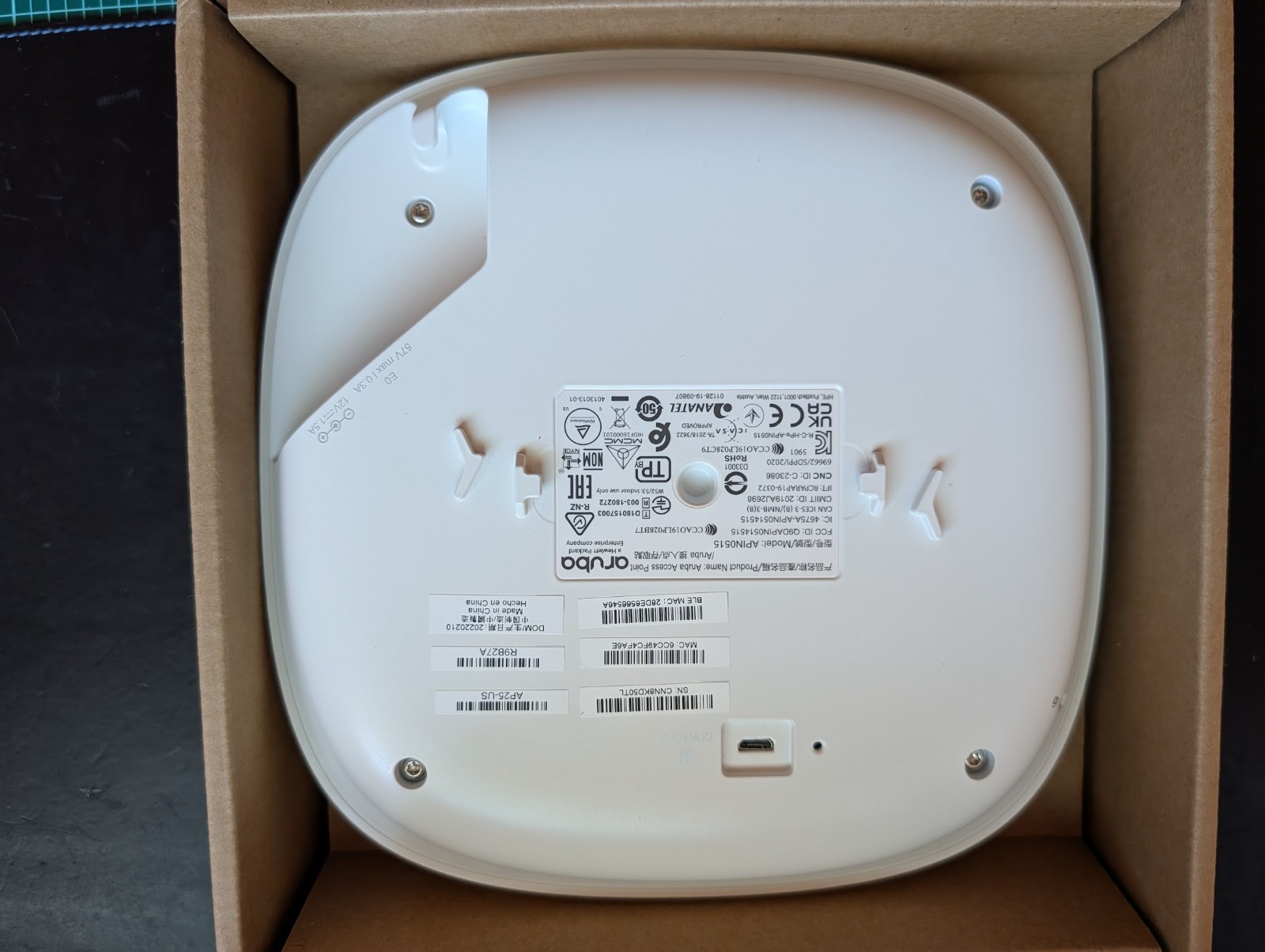 [Bundle] Aruba AP25 + AP25 + AP11D + Netgear GS305PP PoE+