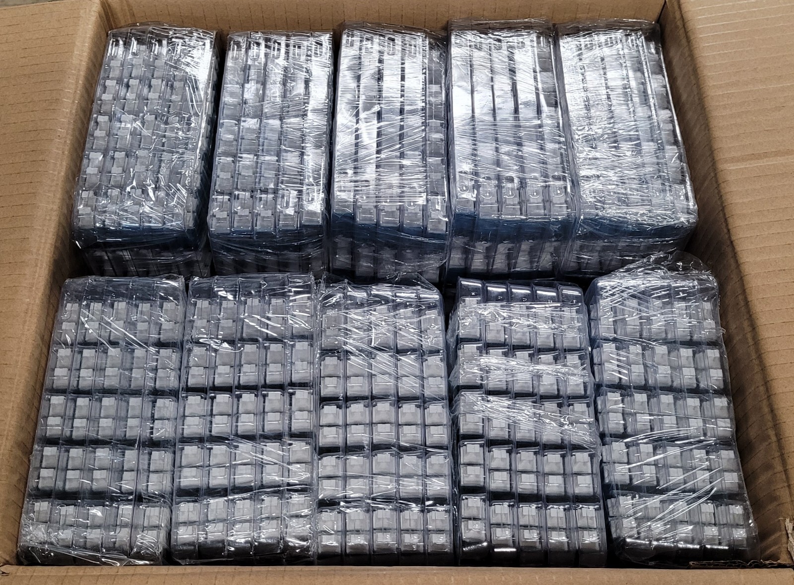 (QTY. 100) MTP to 4x LC OPTICAL BREAKOUT COUPLER LCSM-2×2-ADAPTER FIBER OPTIC