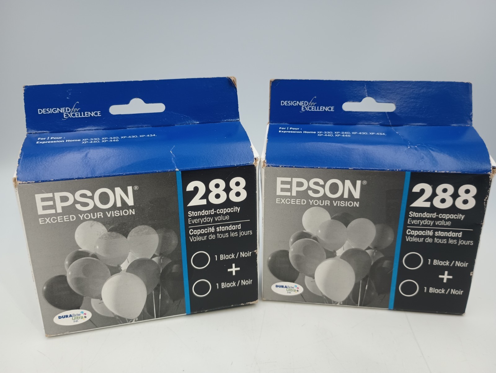 2 Boxes of Epson 288 2pk Combo Ink Cartridge (4 Carts Total) Exp 08/2025