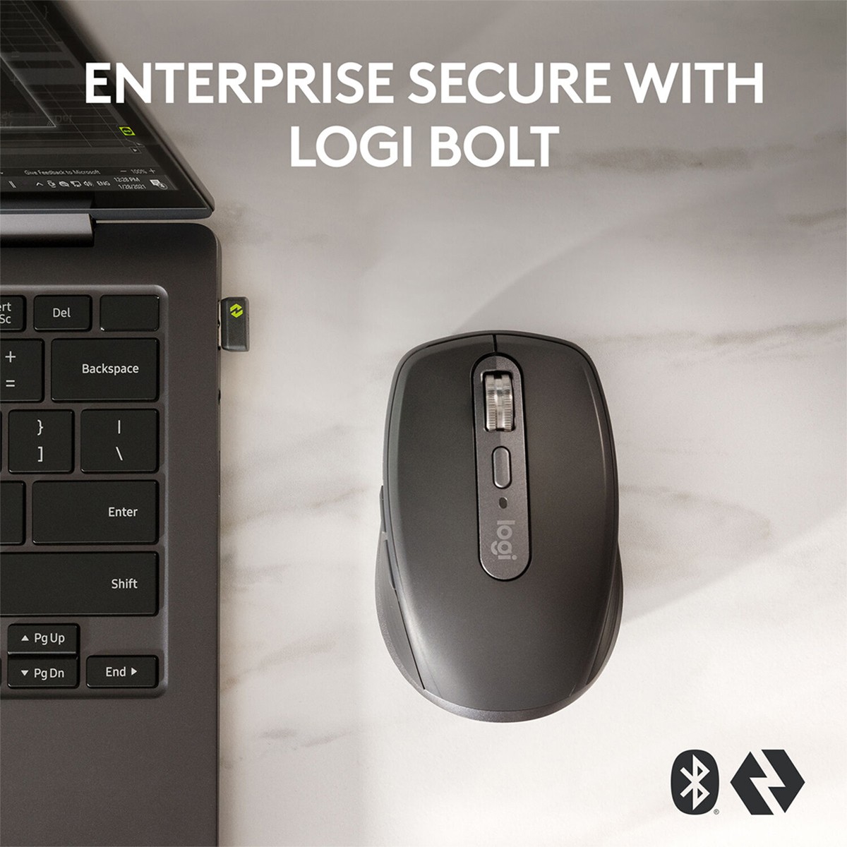 Logitech MX Anywhere 3S Wireless Mouse for Business, Graphite