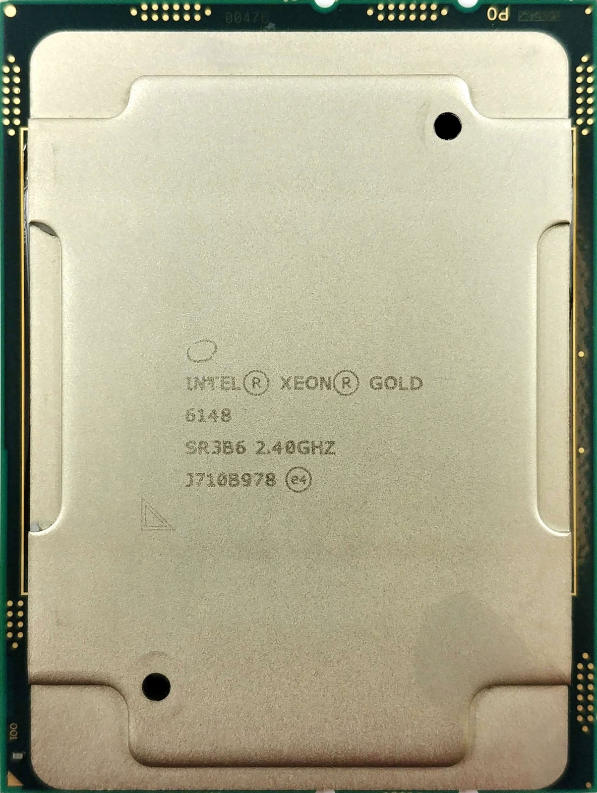 Intel Xeon 20-Core Gold 6148 @ 2.4GHz 27.5M 150W Processor SR3B6 CPU
