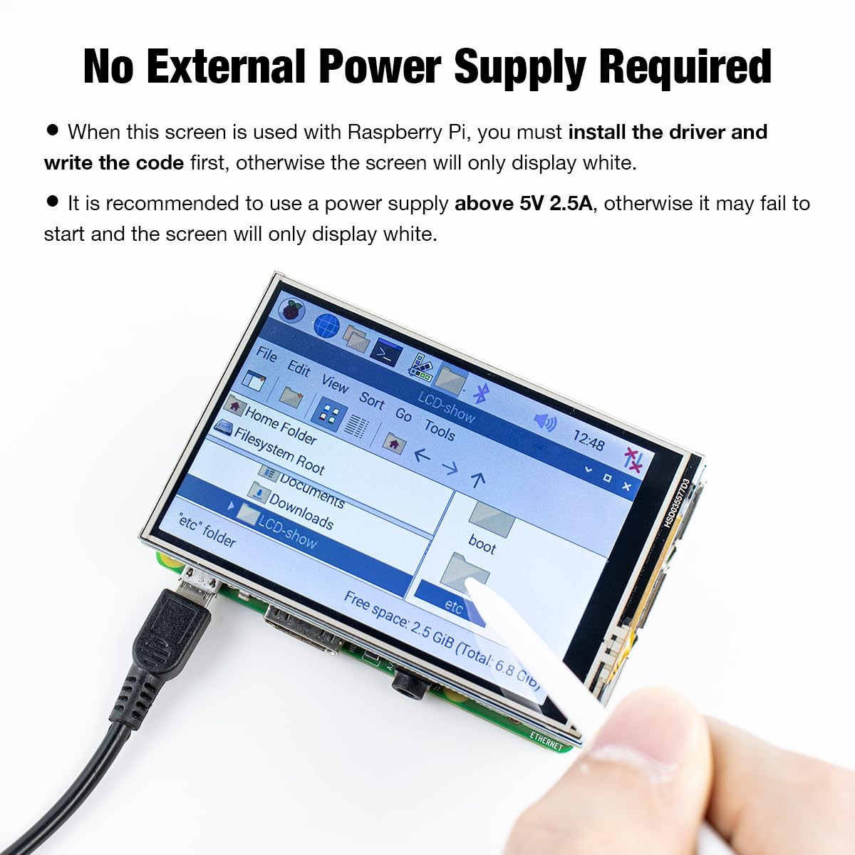 3.5 Touch Screen TFT LCD Display Panel for Raspberry Pi A B – 480×320