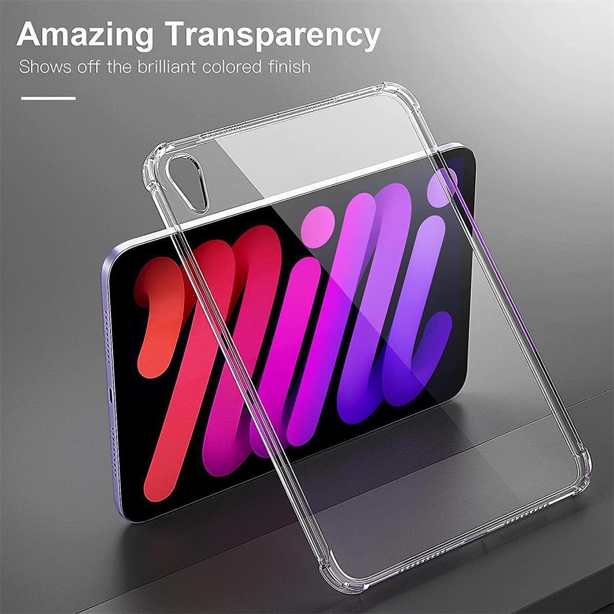 For iPad Mini 7 Case (A17 Pro) 2024/Mini 6 8.3 inch Shockproof Transparent Cover