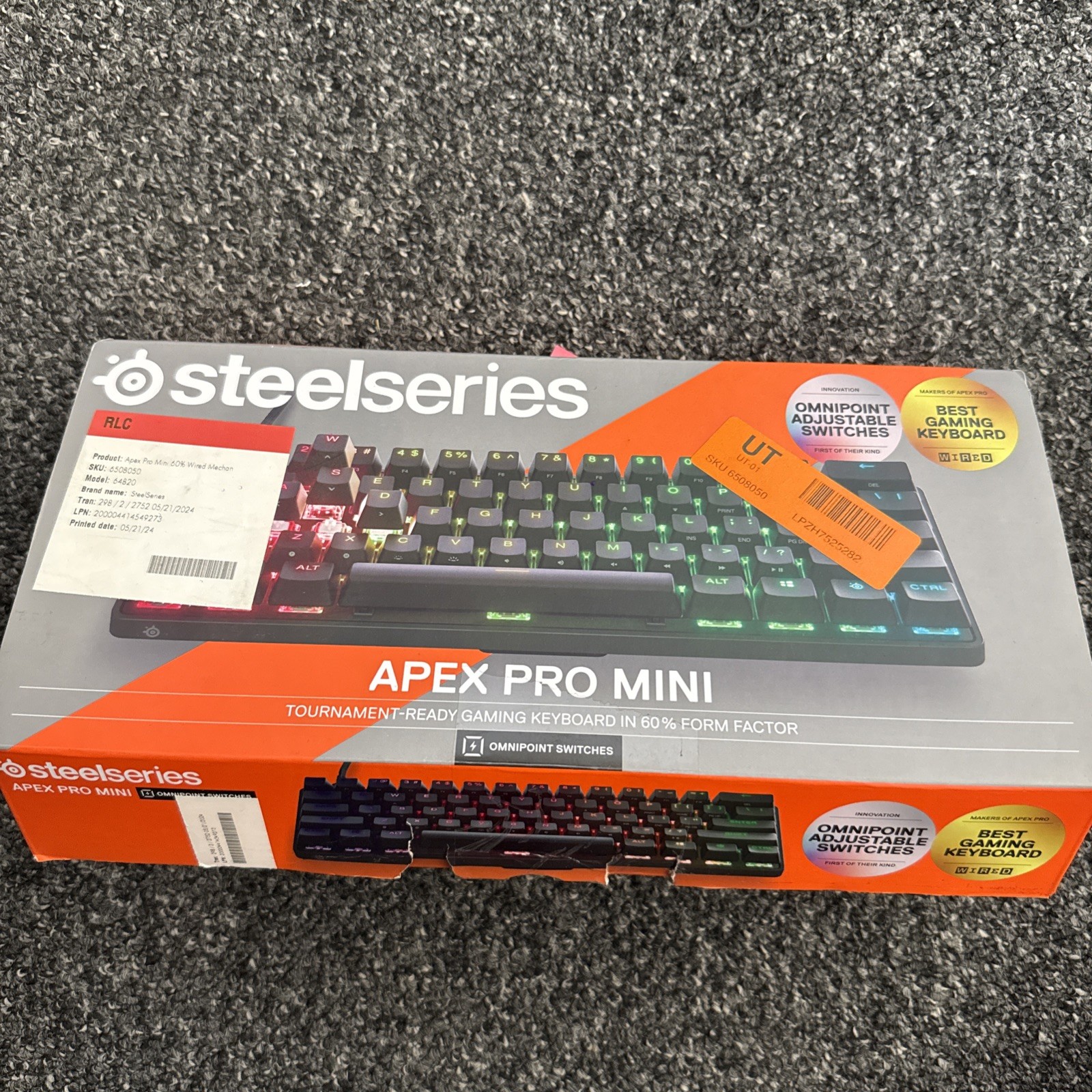 SteelSeries Apex Pro Mini Gaming Keyboard in 60% Form Factor 648020