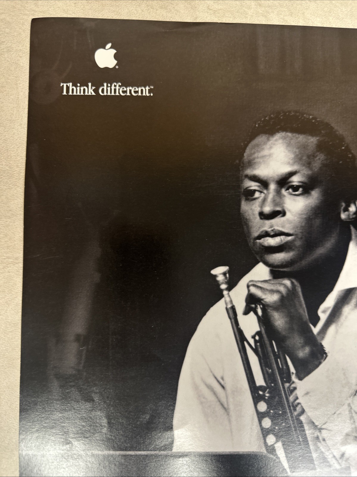 Apple Think Different Ad Campaign Poster Miles Davis Improviser 11” X 17”