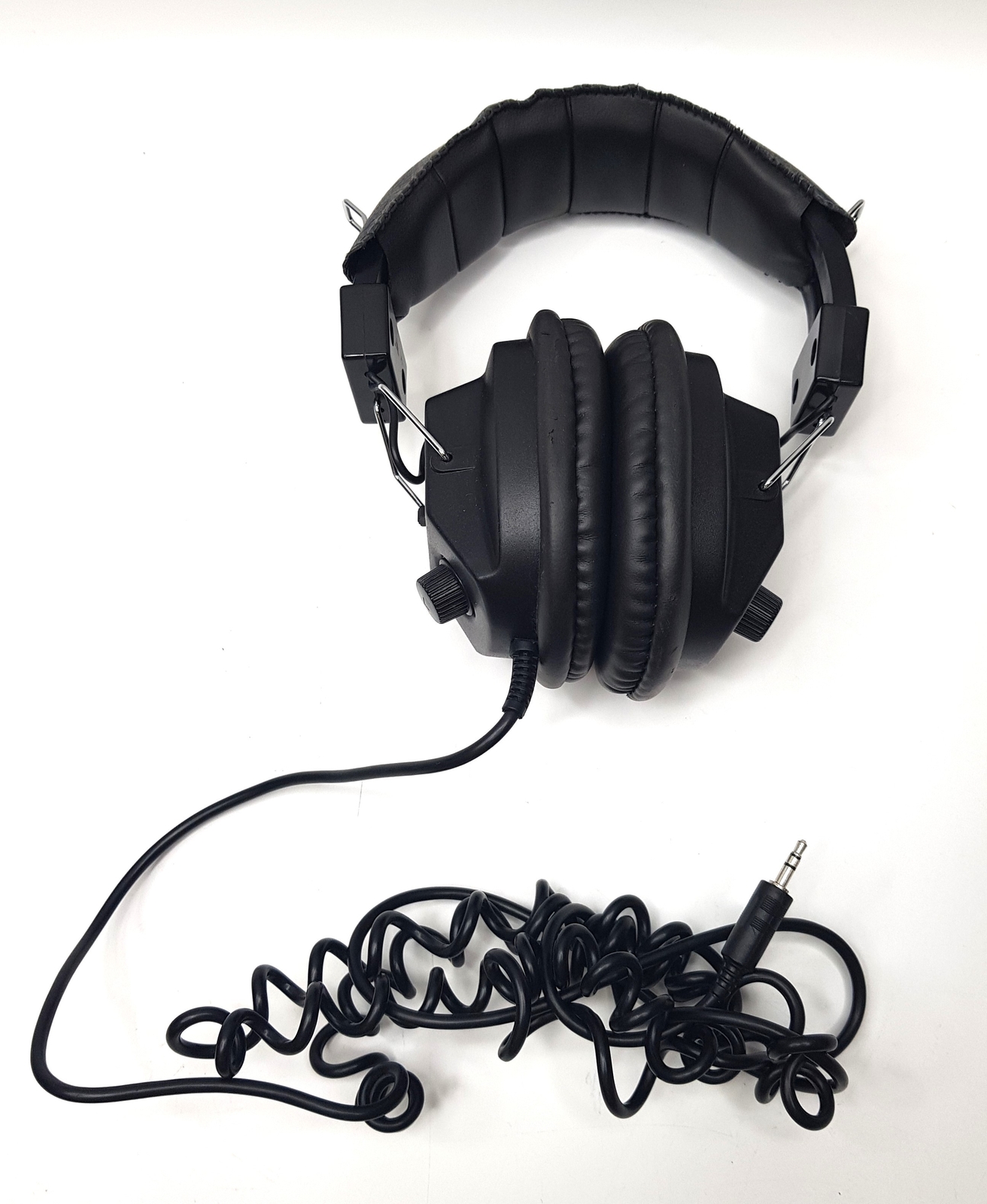 Califone 3068AV 3.5mm Plug Black Switchable Stereo/Mono Corder Headphones