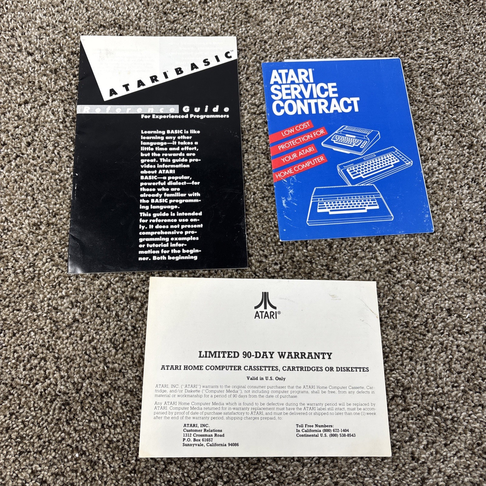 Vintage ATARI 800 XL 8-Bit Computer w/ Power Supply In Box Tested & Works