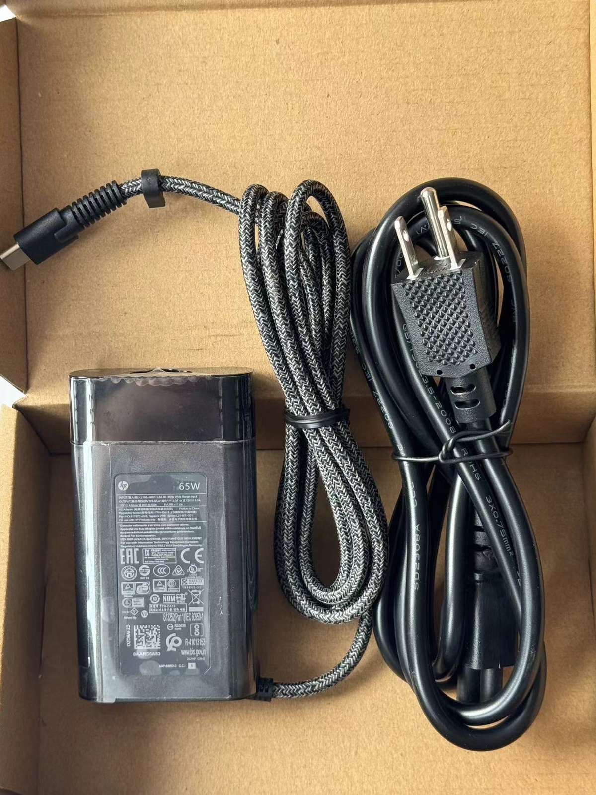 NEW Genuine OEM 65W USB-C AC Adapter Charger for HP Spectre x360 13 14 15 Series
