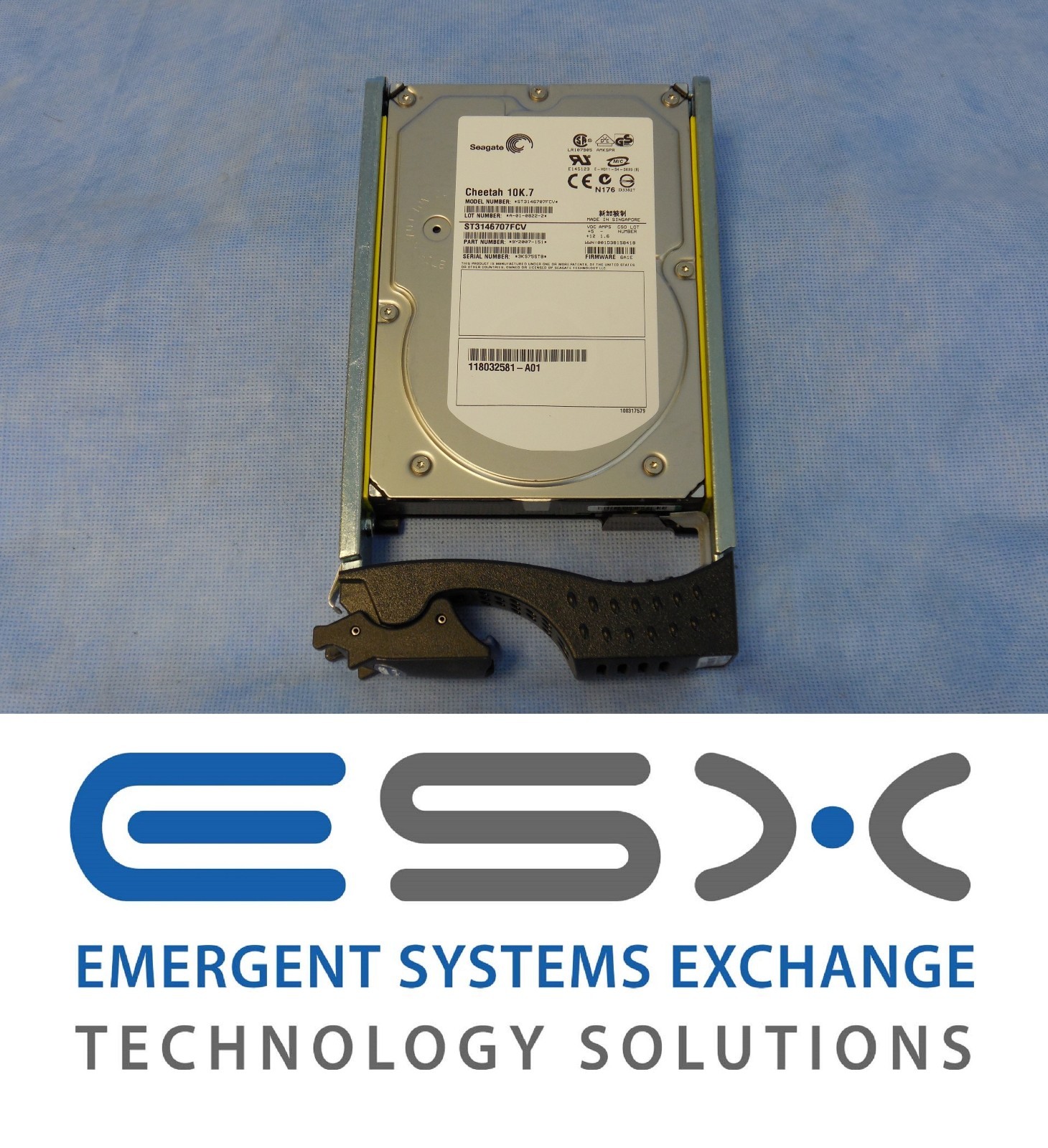 EMC Clariion 146GB 10K 2Gbs FC Hard Drive PN: 005048255 / CX-2G10-146
