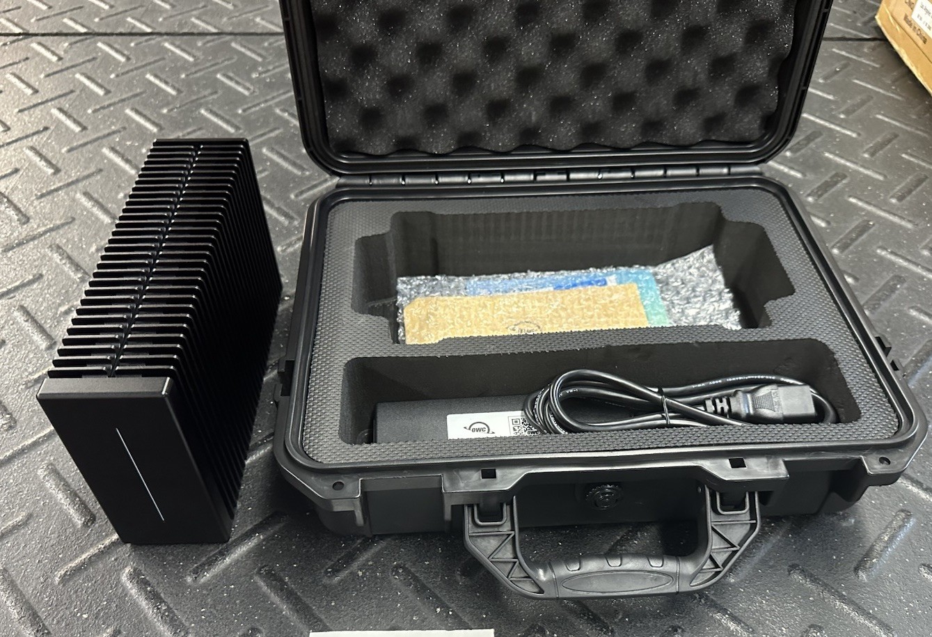 OWC ThunderBlade X12 24TB Thunderbolt 5 RAID Array (12x2TB) with Original Case