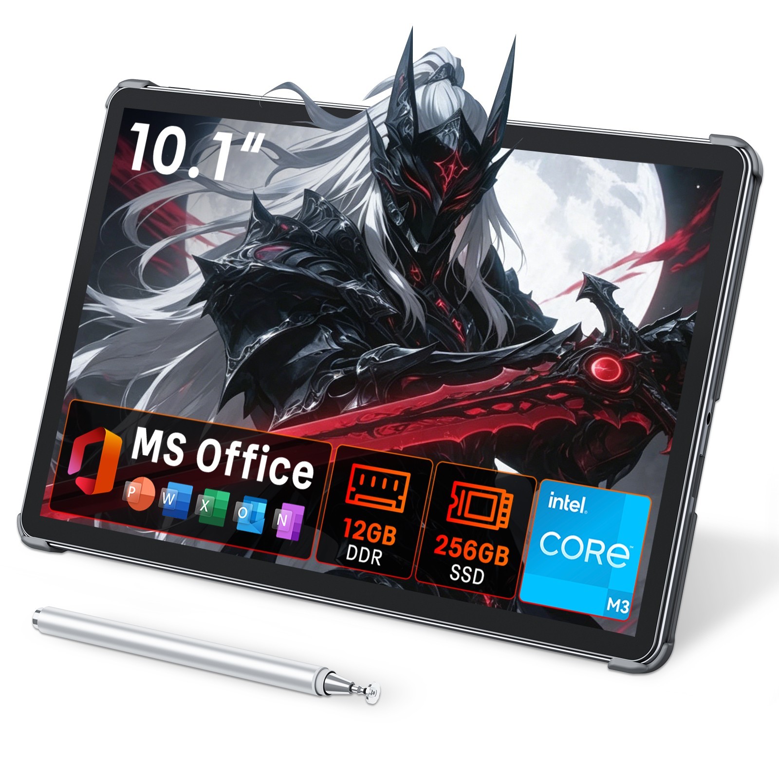 10.1″ Windows 11 Pro Tablet PC 12GB+256GB,3.4Ghz Intel Core M3-8100Y,Office