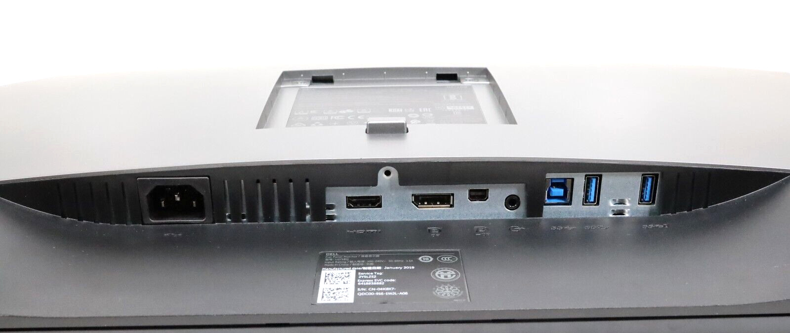 Dell U2718Q 27″ 3840 x 2160 4K HDMI DP IPS LED Monitor No Stand