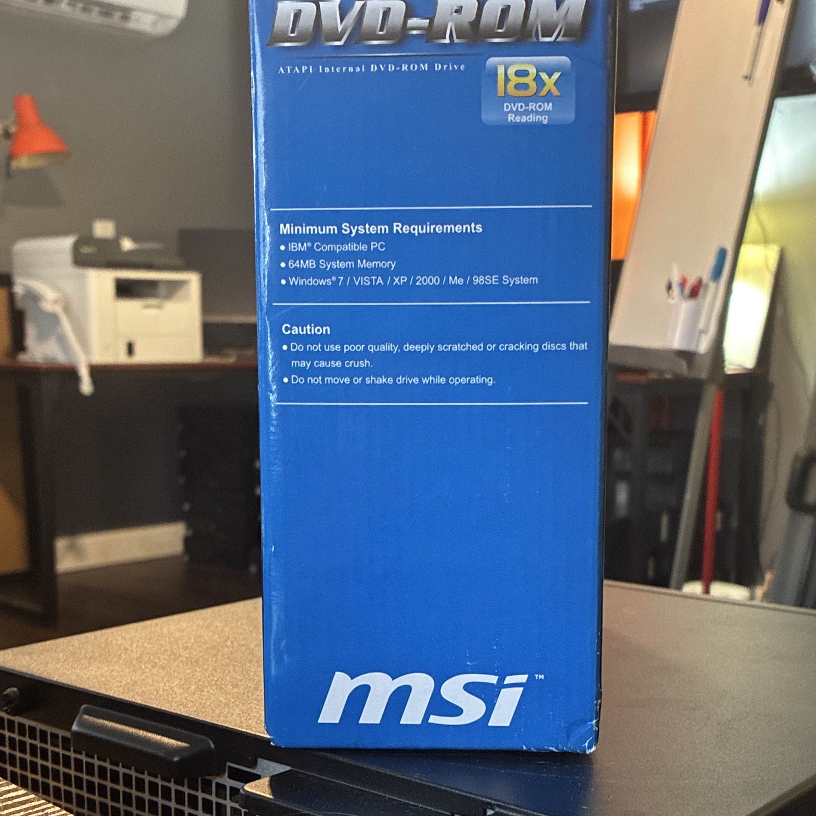 MSI Internal IDE DVD-ROM Drive 18x Read 48x CD-R/RW PC Black CB-L0003
