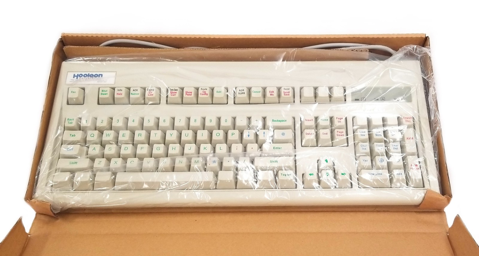 NEW KeyTronic E03600U1 Standard Beige USB Wired Keyboard Hooleon 74-24954-1