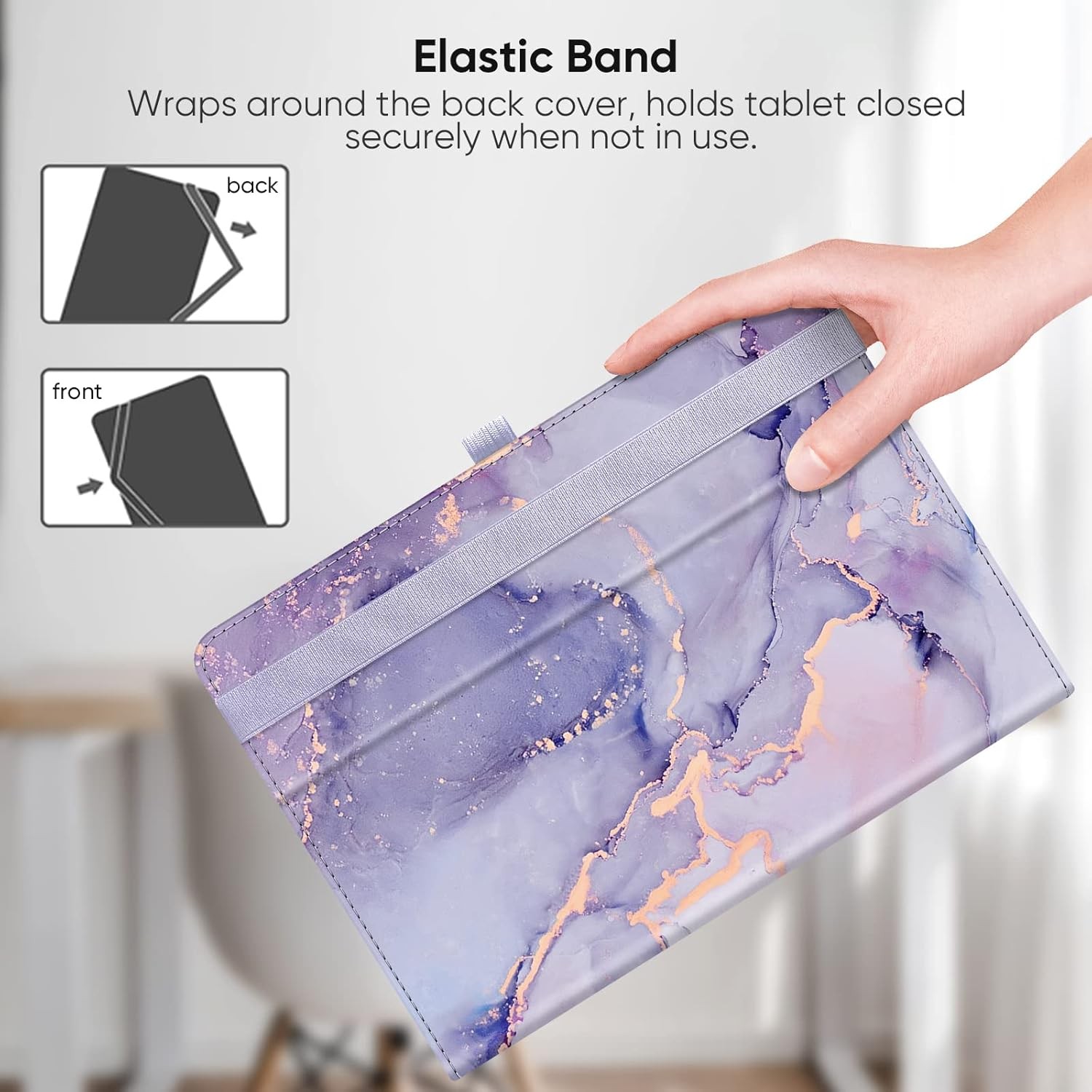 Universal Case for 9-11 inch Tablet Multi-Angle Viewing Stand Cover for ECOPAD