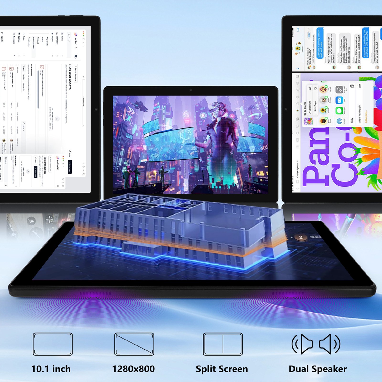 PC Tablet Android 15 Octa-Core 20(3+17)GB RAM 64GB ROM 1TB TF IPS 5000mAh WIFI