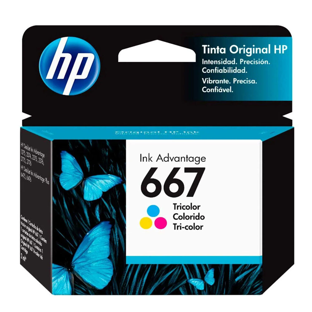 HP 667 Genuine Ink Cartridges Black Tricolor Combos & XL Cartridges NEW LOT 2024