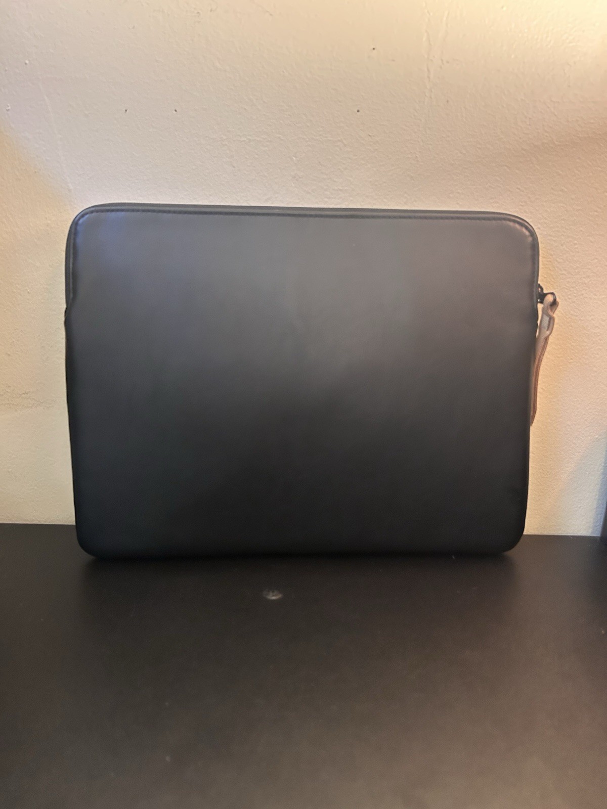 Comfyable Laptop Sleeve 13” Slim Padded Faux Leather Case Pouch Black LIKE N3W