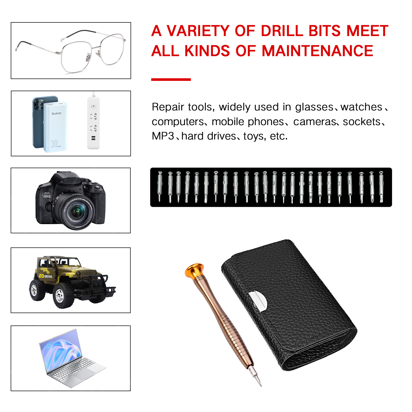 25 in1 Precision Screwdriver Set Computer Repair Torx Tool Kit Laptop Smartphone