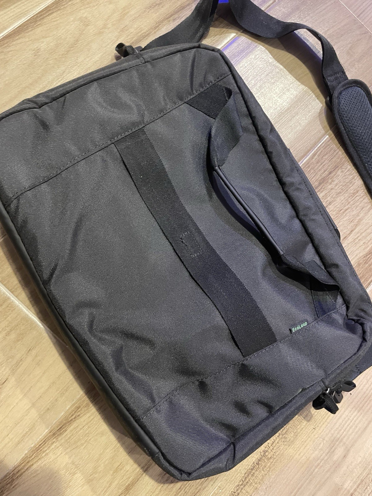 Dell Black 15in Shoulder/Messenger Laptop Bag Polyester Padded Adjustable Strap