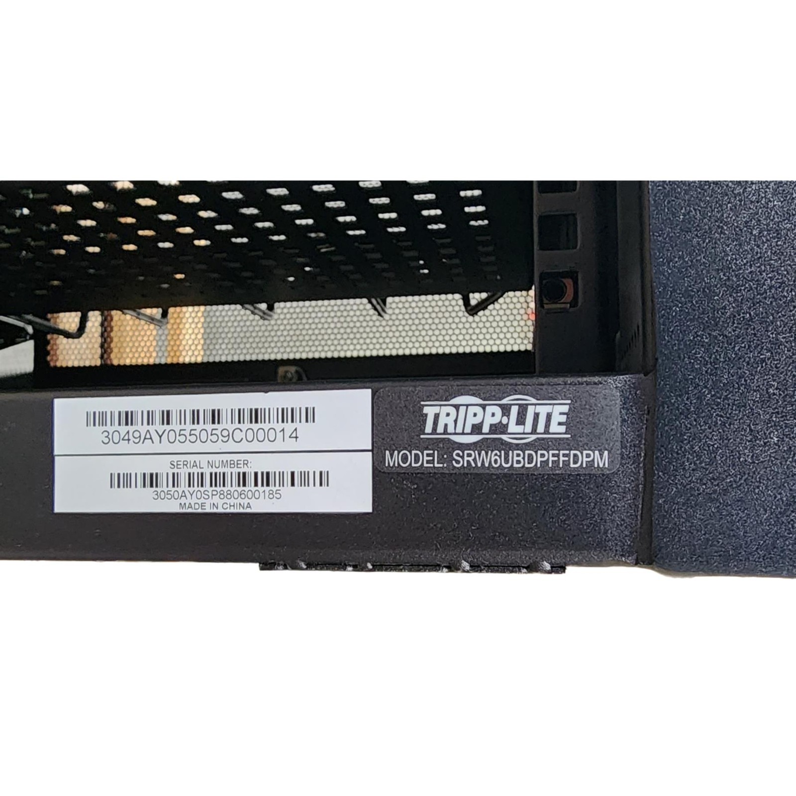 Tripp Lite SRW6U Series 6U Wall Mount Rack Enclosure Cabinet Vertical Filtered
