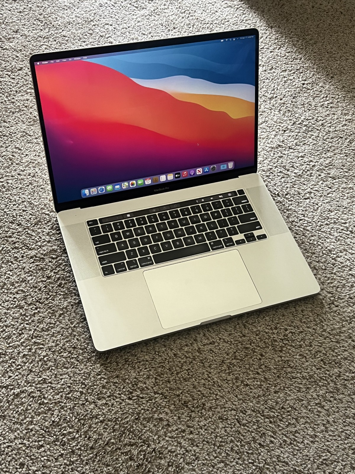 Apple Macbook Pro 16″ 2019 A2141, I7-9750H@2.60GHz 16GB/512G Pro 5300M MVVL2LL/A