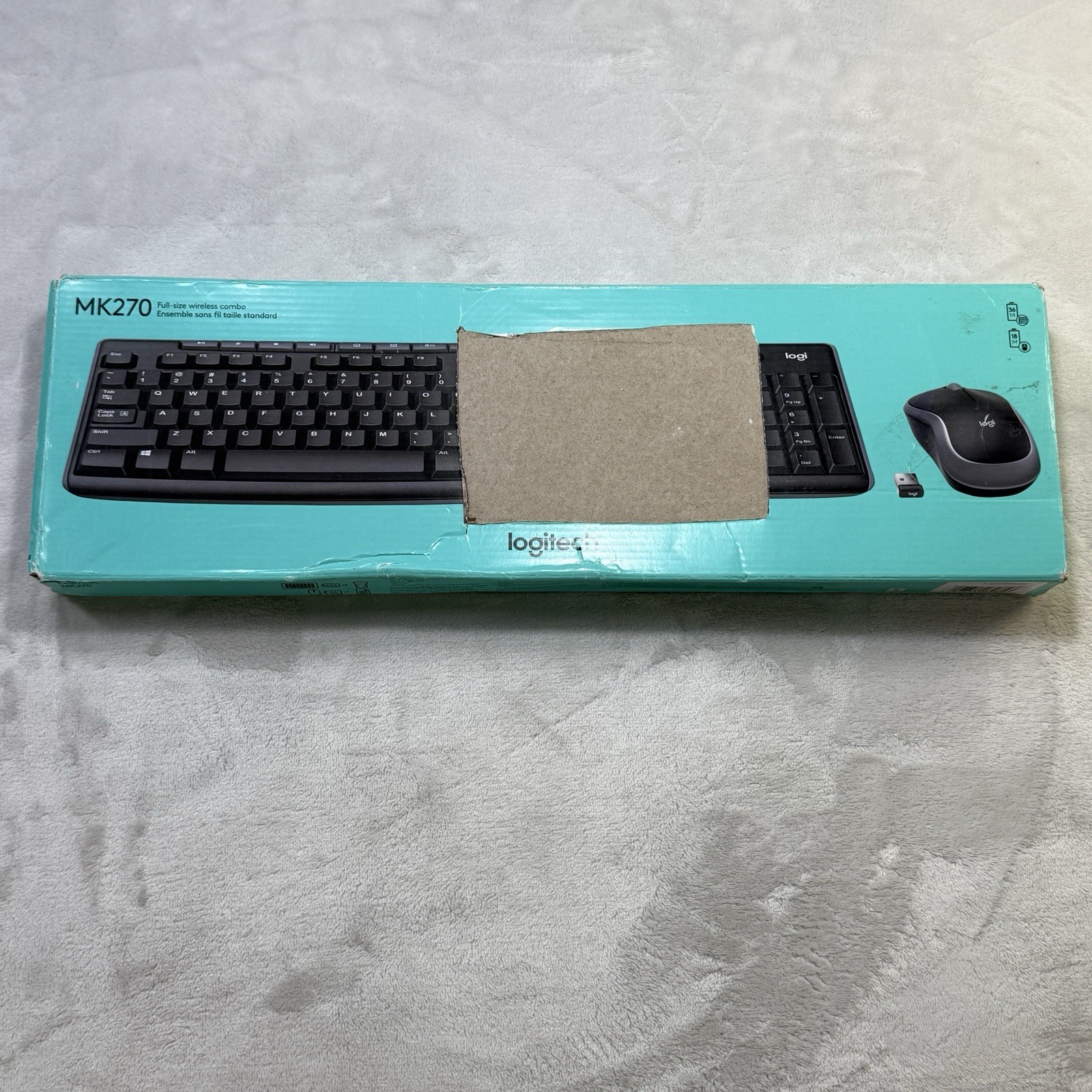 Logitech MK270 Wireless Keyboard Mouse Combo Sealed New OEM Keyboard & Mouse