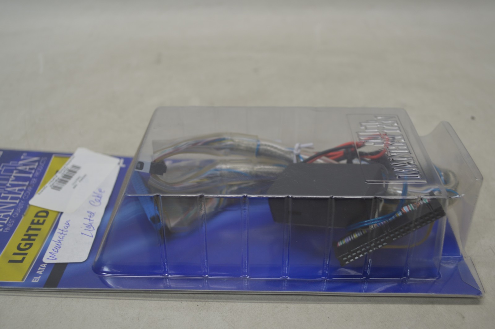 Manhattan LIGHTED CABLE EL ATA 133 Round Cable Electric Blue *New Unused*
