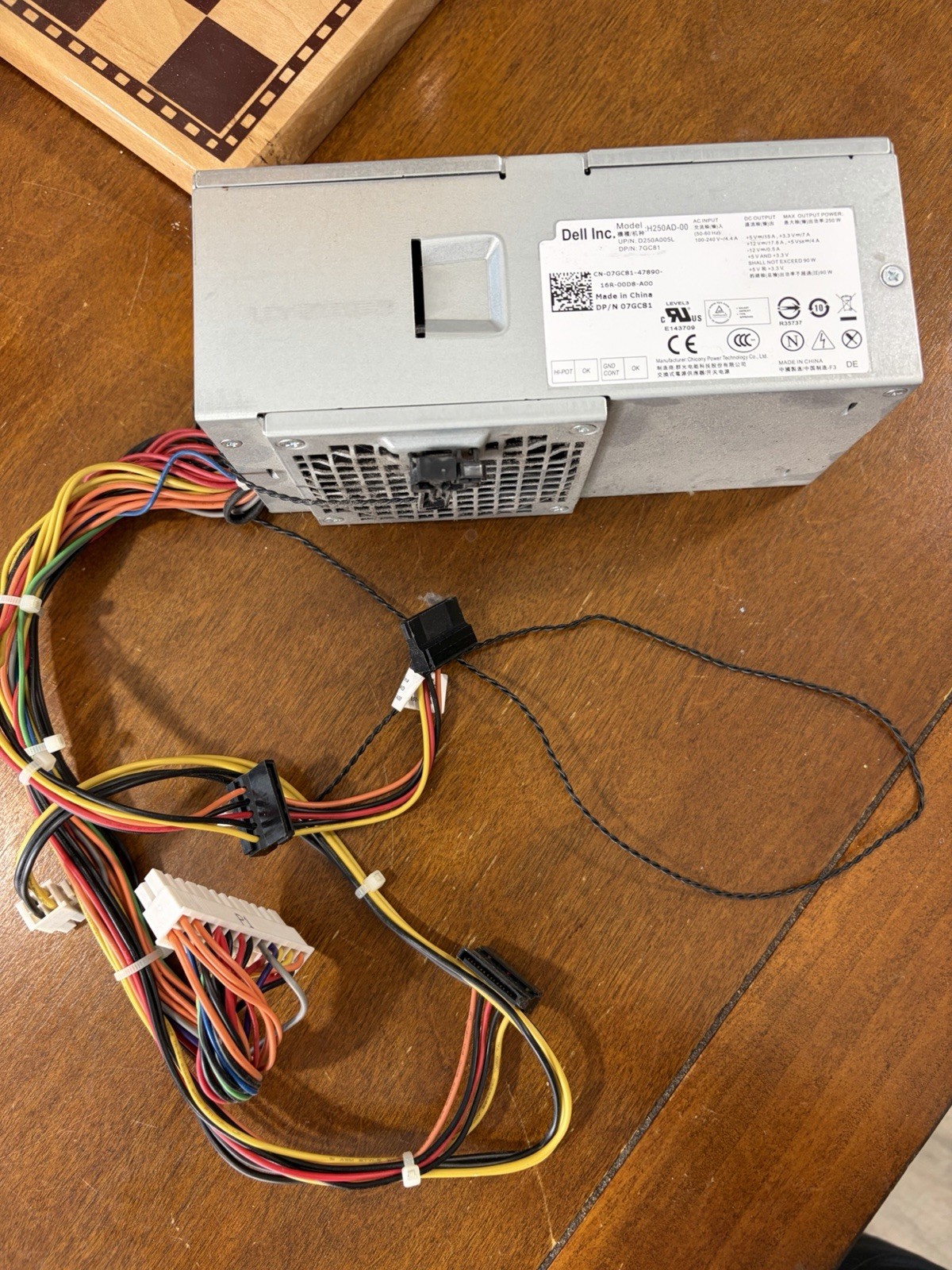 Dell 7GC81 07GC81 250W Desktop Power Supply H250AD-00