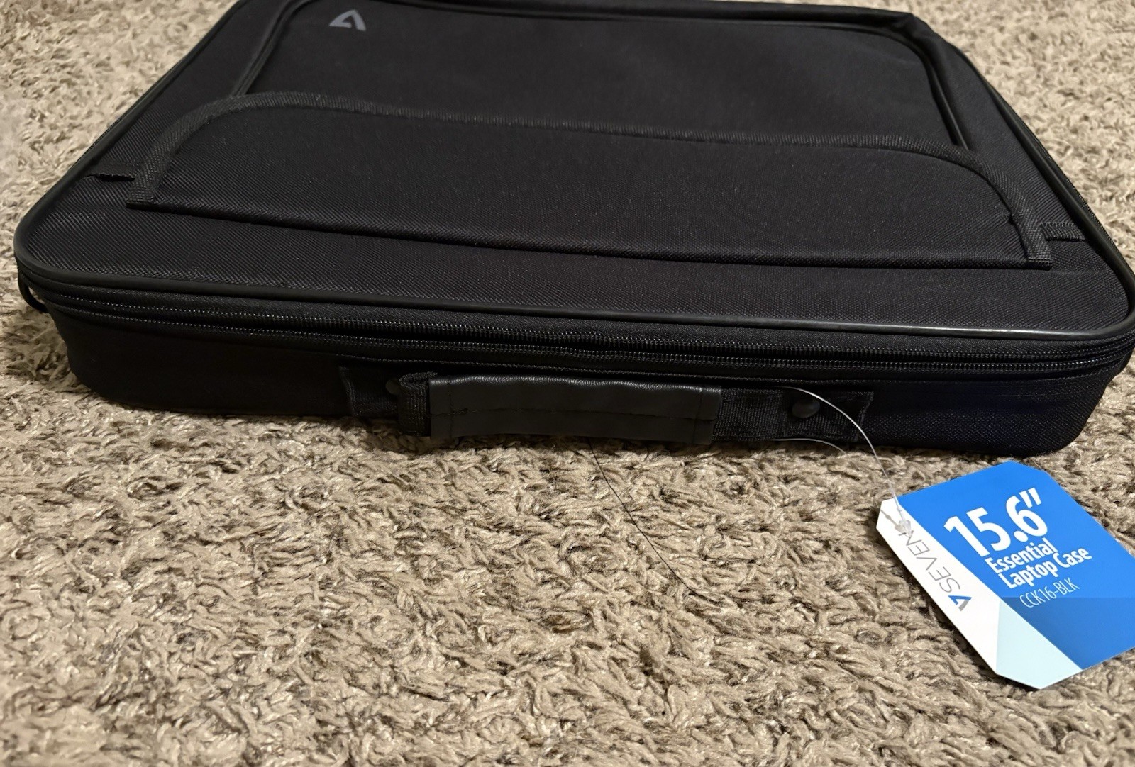 15.6” Laptop Tablet Bag Case with Shoulder Strap (Black) lightweight- NWT