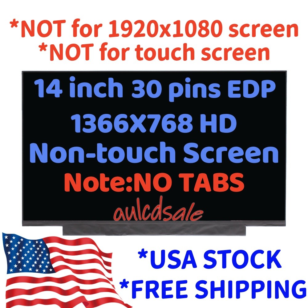 For HP 14-dq6013dx 14″ HD 30 PIN 1366x768HD LED LCD Display Non-Touch Screen NEW