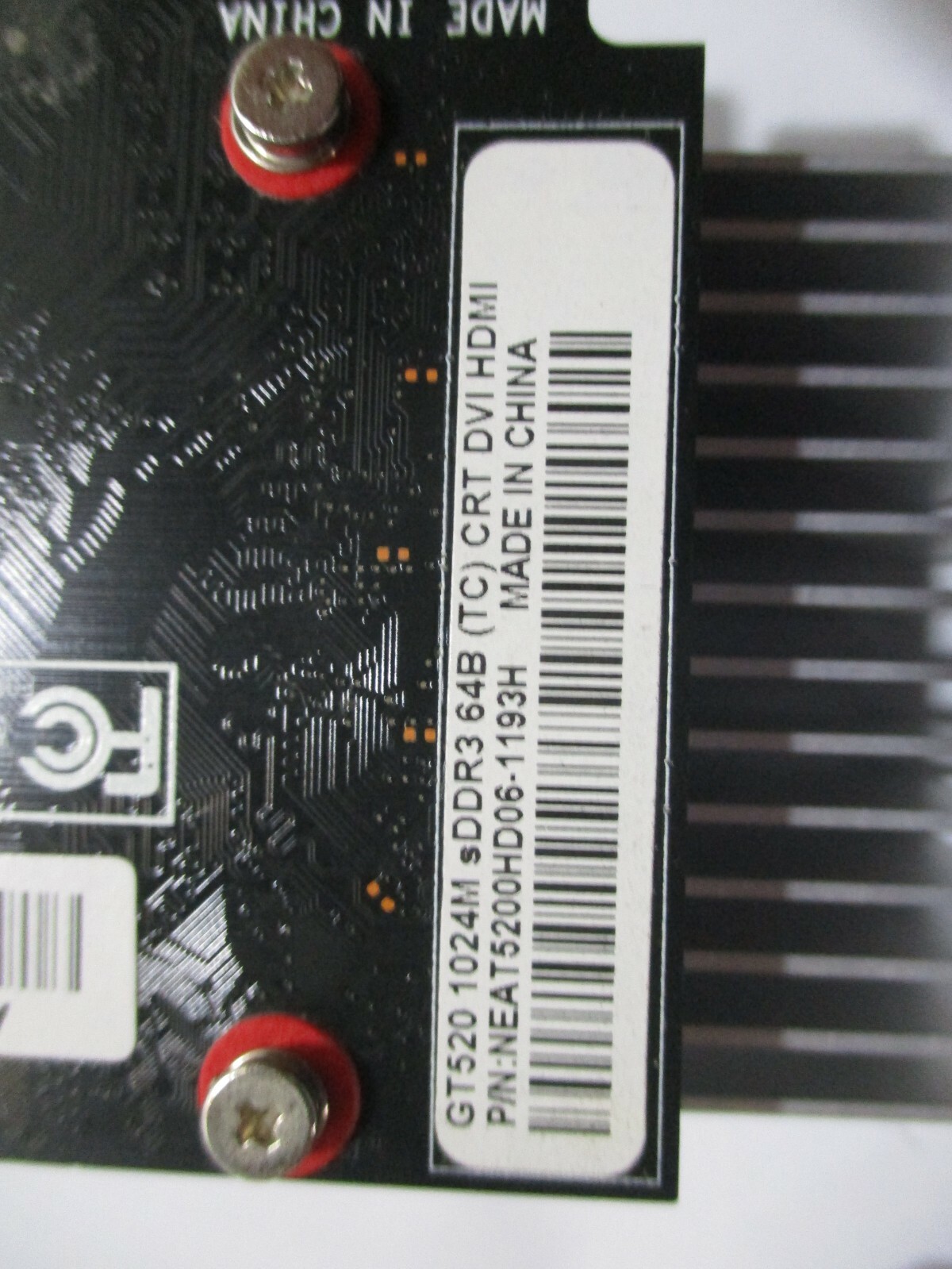 Palit NEAT5200HD06-1193H GeForce GT520 1GB PCI-E x16 Graphics Card