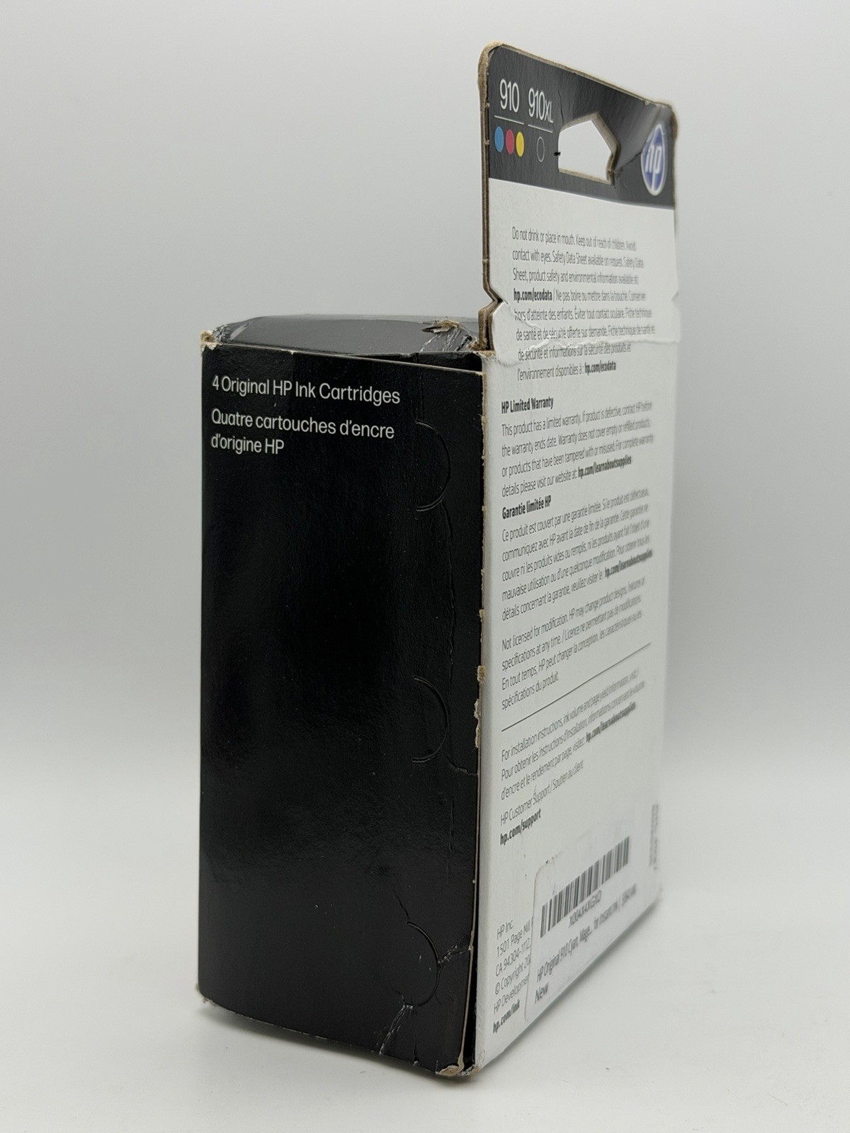HP 3JB41AN 910 CMY and 910XL Black Ink Cartridge 4-Pack, High Yield, Compatible