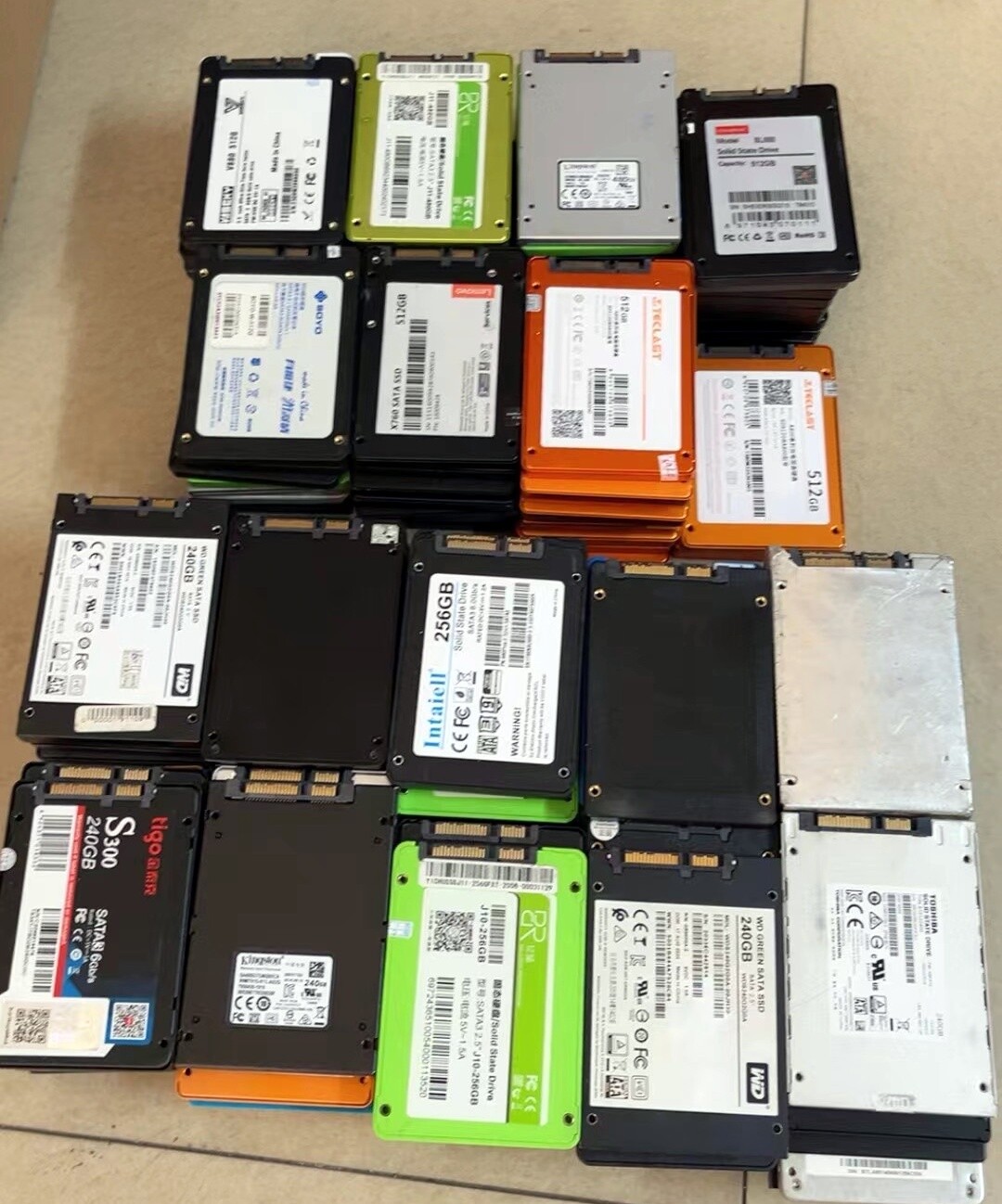 SSD Solid State Drive 120GB 240GB 256GB 512GB 2.5 SATA Laptop Desktop PC Lot