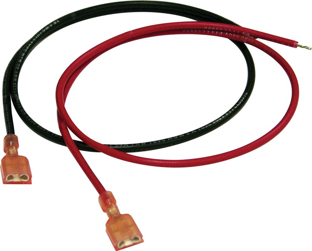 Altronix BL3 Battery Leads, 18 inch, 18AWG, Pair Red and Black