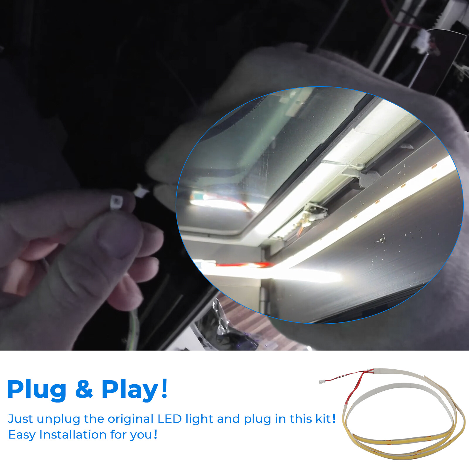 LED Light Kit Upgrade For All Creality K1 Series 3D Printers K1/K1Max/K1C/SE US