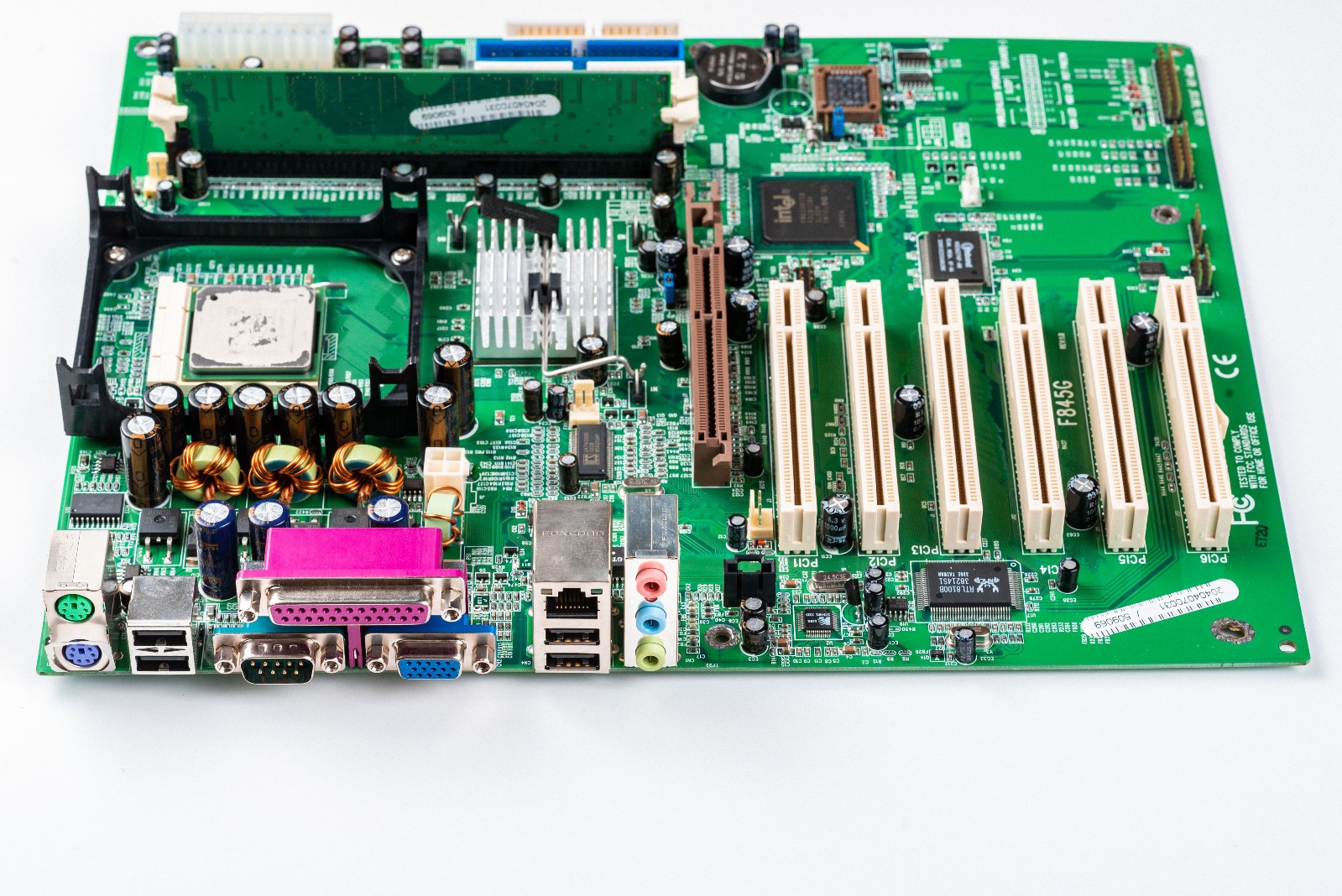 Kontron 886LCD/ATX F845G Socket 478 ATX Motherboard DDR Intel Pentium 4 AGP