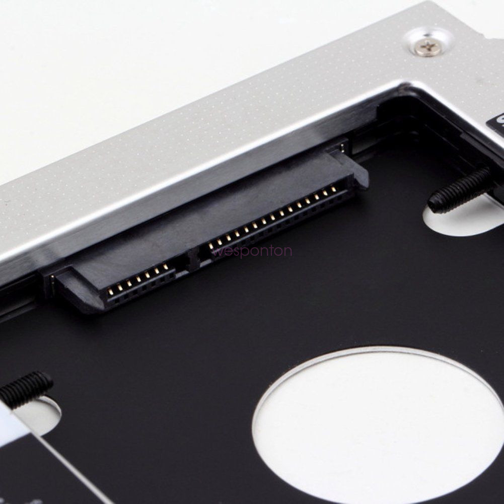 Universal For Apple Macbook Pro Optical bay 2nd HDD Hard Drive Caddy SATA 9.5mm